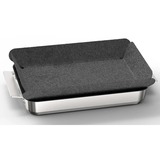 Bosch HEZ9FF040 accessorio e componente per forno Set da forno Acciaio inox, Set di padelle accaio/Nero, Set da forno, Bosch, Forno, Acciaio inox, 3 pz