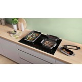 Bosch HEZ9FF040 accessorio e componente per forno Set da forno Acciaio inox, Set di padelle accaio/Nero, Set da forno, Bosch, Forno, Acciaio inox, 3 pz