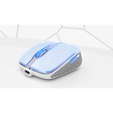 CHERRY DW 9100 SLIM tastiera Mouse incluso Universale RF senza fili + Bluetooth QWERTY Inglese US Argento, Set desktop bianco/Argento, Wireless, RF senza fili + Bluetooth, QWERTY, Argento, Mouse incluso