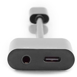 Digitus Adattatore USB-C a USB-C + jack da 3,5 mm Nero