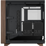 Fractal Design Summit Black TG Light Tint, Chassis Tower Nero/legno