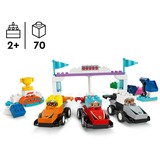 LEGO DUPLO 10445 Auto da Corsa e Piloti Team F1, Macchina Giocattolo da Costruire, Giochi Creativi e Didattici per Bambini 2+, Giochi di costruzione Macchina Giocattolo da Costruire, Giochi Creativi e Didattici per Bambini 2+, Set da costruzione, 2 anno/i, Plastica, 70 pz, 940 g