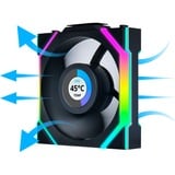 Lian Li UNI FAN SL120 LCD Wireless, Ventola Nero