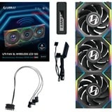 Lian Li UNI FAN SL120 LCD Wireless, Ventola Nero
