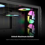Montech HP140 ARGB PWM 140x140x25, Ventola Nero