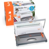 Peach PB200-30 350 fogli Nero, Grigio, Macchina obbligatoria 350 fogli, Nero, Grigio