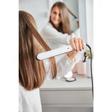 Rowenta OPTILISS II Piastra per capelli Caldo Bianco, Raddrizzatore capelli bianco/Nero, Piastra per capelli, Caldo, Barra di scorrimento, A forma di canna dritta, Per tutti i tipi di capelli, Lungo, Medio, Basso