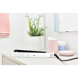 Rowenta OPTILISS II Piastra per capelli Caldo Bianco, Raddrizzatore capelli bianco/Nero, Piastra per capelli, Caldo, Barra di scorrimento, A forma di canna dritta, Per tutti i tipi di capelli, Lungo, Medio, Basso