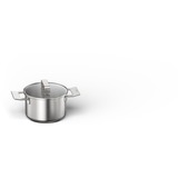 Siemens HZ9SE040 set di pentole 4 pz accaio, Acciaio inox, Acciaio inox, Acciaio inox, Vetro, 220 °C, Induzione