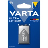 VARTA -CR9V Batterie per uso domestico, Batteria Batteria monouso, 9V, Litio, 9 V, 1 pz, 1200 mAh