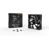 be quiet! Pure Wings 3 120mm PWM Case per computer Ventilatore 12 cm Nero 1 pz, Ventola Nero, Ventilatore, 12 cm, 1600 Giri/min, 84,8 m³/h, Nero