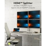 goobay Splitter HDMI 1 a 4 (4K @ 30Hz) Nero