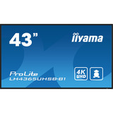 iiyama ProLite LH4365UHSB-B1, Public Display Nero