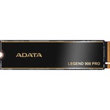 ADATA LEGEND 900 PRO 1 TB M.2 PCI Express 4.0 NVMe 3D NAND, Disco a stato solido Nero/Oro, 1 TB, M.2, 7400 MB/s
