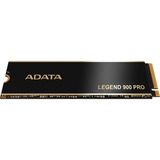 ADATA LEGEND 900 PRO 1 TB M.2 PCI Express 4.0 NVMe 3D NAND, Disco a stato solido Nero/Oro, 1 TB, M.2, 7400 MB/s