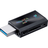 ADATA SC730 512 GB USB tipo-C 3.2 Gen 2 (3.1 Gen 2) Nero, Disco a stato solido Nero, 512 GB, USB tipo-C, 3.2 Gen 2 (3.1 Gen 2), 600 MB/s, 10 Gbit/s, Nero