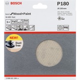 Bosch Foglio abrasivo a rete M480 Net Best per legno e vernice, Ø 150mm, K180 