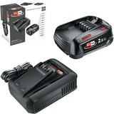 Bosch Set di avviamento batteria 18V 1x 2,5Ah + caricabatterie rapido AL 18V-44 Nero