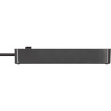 Brennenstuhl Multipresa Ecolor 4 vie con 2x USB-C, 1x USB-A, Ciabatta Nero/antracite