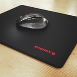 CHERRY MP 1000 Tappetino per mouse per gioco da computer Nero Nero, Nero, Monocromatico, Barra appoggiaferro antiscivolo, Tappetino per mouse per gioco da computer