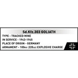 COBI Goliath Tracked Mine Insurrezione di Varsavia, Giochi di costruzione 