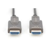 Digitus Cavo ibrido in fibra ottica HDMI / Micro HDMI AOC, UHD 4K Nero
