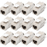 Digitus Modulo Keystone CAT 6A schermato senza attrezzi 12 pz., Modulo di Keystone 