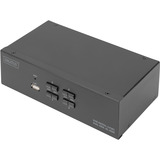 Digitus Switch KVM HDMI 4x 1 Nero