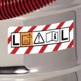EINHELL TE-VC 2230 SACL, Aspira bagnato / asciutto rosso/in acciaio inox