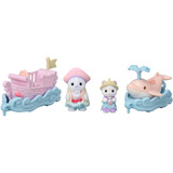 EPOCH Sylvanian Families - Set gioco parco divertimenti Giro sulle onde, Giochi di costruzione 