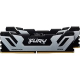 Kingston FURY FURY 48GB 8400MT/s DDR5 CL40 CUDIMM (Kit da 2) Renegade Silver XMP, Memoria argento/Nero, 48 GB, 2 x 24 GB, DDR5, 288-pin DIMM