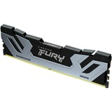 Kingston FURY FURY 48GB 8400MT/s DDR5 CL40 CUDIMM (Kit da 2) Renegade Silver XMP, Memoria argento/Nero, 48 GB, 2 x 24 GB, DDR5, 288-pin DIMM