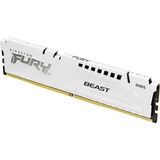 Kingston FURY FURY Beast 32GB 6400MT/s DDR5 CL32 DIMM White EXPO, Memoria bianco, 32 GB, 1 x 32 GB, DDR5, 288-pin DIMM, Bianco