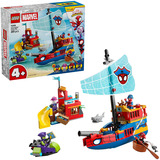 LEGO Barca pirata del team di Spidey di Marvel Spidey e i suoi super amici, Giochi di costruzione 