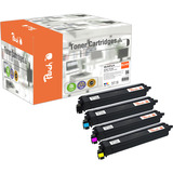 Peach Toner Spar Pack PT1358 1000 pagine, 1000 pagine, Nero, Ciano, Magenta, Giallo, 4 pz