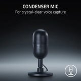 Razer Seiren V3 Mini Ricondizionato, Microfono Nero