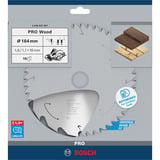 Bosch 2 608 837 697 lama circolare 18,4 cm 1 pz, Lama per sega In legno duro, Legno dolce, 18,4 cm, 1,6 cm, 1,1 mm, 7900 Giri/min, 1,6 mm