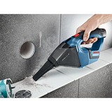 Bosch GAS 10,8 V-LI aspirapolvere senza filo Blu Senza sacchetto, Aspirapolvere portatile blu, 8 V-LI, Secco, Filtro, 900 l/min, Senza sacchetto, Blu, 77 mm