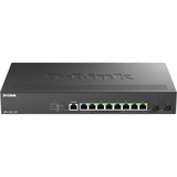 D-Link DMS-1250-10SP/E switch di rete Gestito 2.5G Ethernet (100/1000/2500) Supporto Power over Ethernet (PoE) Nero, Interruttore Nero, Gestito, 2.5G Ethernet (100/1000/2500), Supporto Power over Ethernet (PoE), Montaggio rack