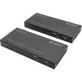 Digitus Set extender KVM HDMI 4K HDBaseT 2.0, Estensione HDMI Nero