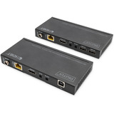Digitus Set extender KVM HDMI 4K HDBaseT 2.0, Estensione HDMI Nero