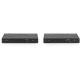Digitus Set extender KVM HDMI 4K HDBaseT 2.0, Estensione HDMI Nero