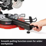 EINHELL Sega a batteria con taglio a trazione e a ingletto TE-SM 36/8 L Li-Solo, 36 Volt (2x18V), Sega mitra/Troncatrice rosso