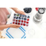 Emsa 515645 recipiente per cibo Rettangolare Scatola 1,2 L Trasparente 3 pz, Casella trasparente/Blu, Scatola, Rettangolare, 1,2 L, Trasparente, Polipropilene (PP), Elastomero Termoplastico (TPE), Germania