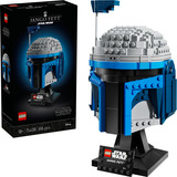 LEGO Star Wars 75408 Casco di Jango Fett, Modellino per Adulti da Costruire con Supporto, Targhetta e Antenna, Regalo per Fan, Giochi di costruzione Modellino per Adulti da Costruire con Supporto, Targhetta e Antenna, Regalo per Fan, Set da costruzione, 18 anno/i, Plastica, 616 pz, 861 g