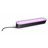 Philips Hue Philips Hue White and Color Ambiance Play Kit Base con alimentatore 2 pezzi Nero, Luce LED Nero, Philips Hue White and Color ambiance Play Kit Base con alimentatore 2 pezzi Nero, Lampada da tavolo intelligente, Bluetooth/Zigbee, Nero, LED, Lampadina/e non sostituibile/i, Multi