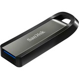 SanDisk Extreme Go unità flash USB 128 GB USB tipo A 3.2 Gen 1 (3.1 Gen 1) Acciaio inossidabile, Chiavetta USB argento/Nero, 128 GB, USB tipo A, 3.2 Gen 1 (3.1 Gen 1), 400 MB/s, Lamina di scorrimento, Acciaio inossidabile