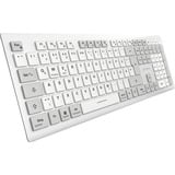 Sharkoon OfficePal K30W, Tastiera bianco