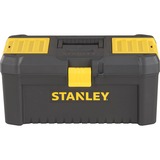 Stanley Cassetta 16", Cassetta portautensili Cassetta degli attrezzi, Polipropilene, Nero, Giallo, 406 mm, 205 mm, 195 mm