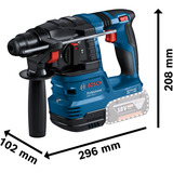 Bosch Set professionale 18V, GBH 18V-22 + GSR 18V-65 + GWS 18V-8 Professional, Set di strumenti blu